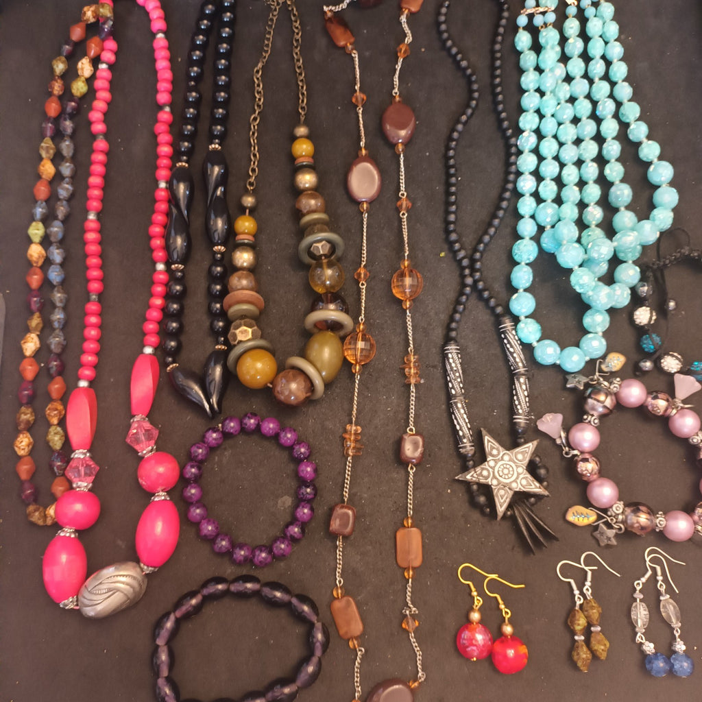 Costume Jewellery Necklaces Bracelets Bundle Joblot Mixed Lot