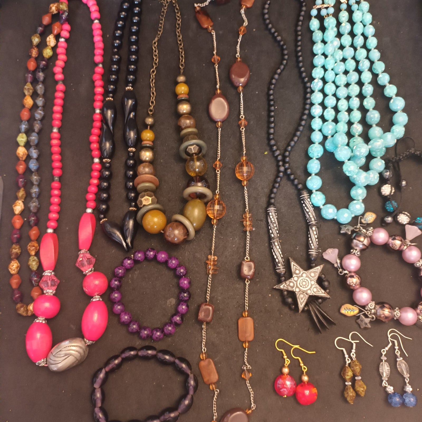 Costume Jewellery Necklaces Bracelets Bundle Joblot Mixed Lot