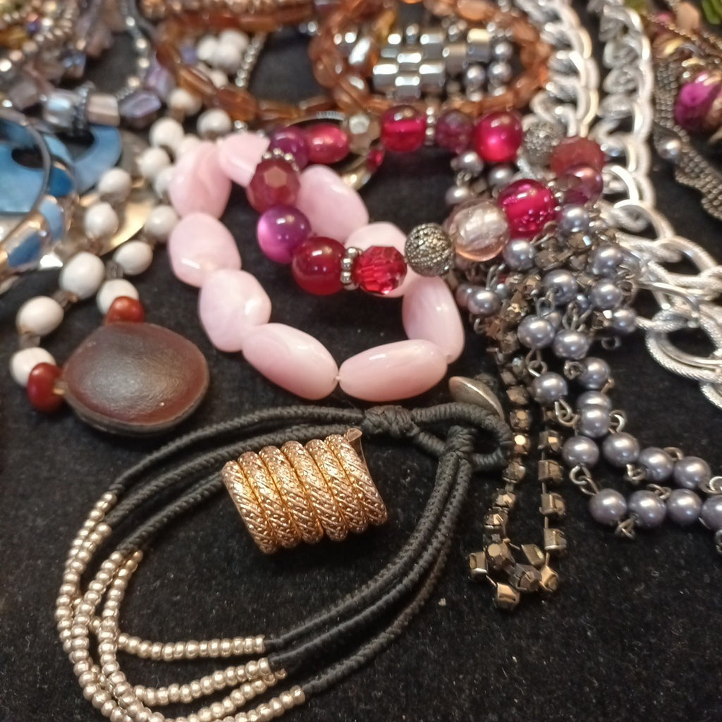 Costume Jewellery Necklaces Bracelets Bundle Joblot Mixed Lot