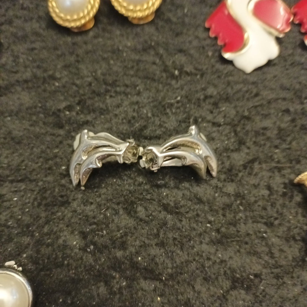 Clip On Earrings. 10 Pairs Of Clip On Earrings. Costume Jewellery Bundle