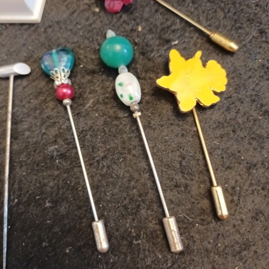Hat Pins Tie Pins Bundle Joblot Mixed Lot