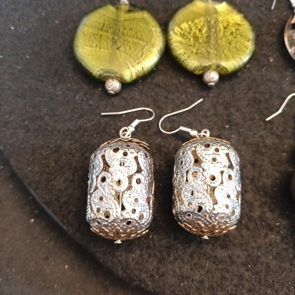 Earrings bundle. Pairs Of Earrings For Pierced Ears. Hoop Dangle Bundle Joblot