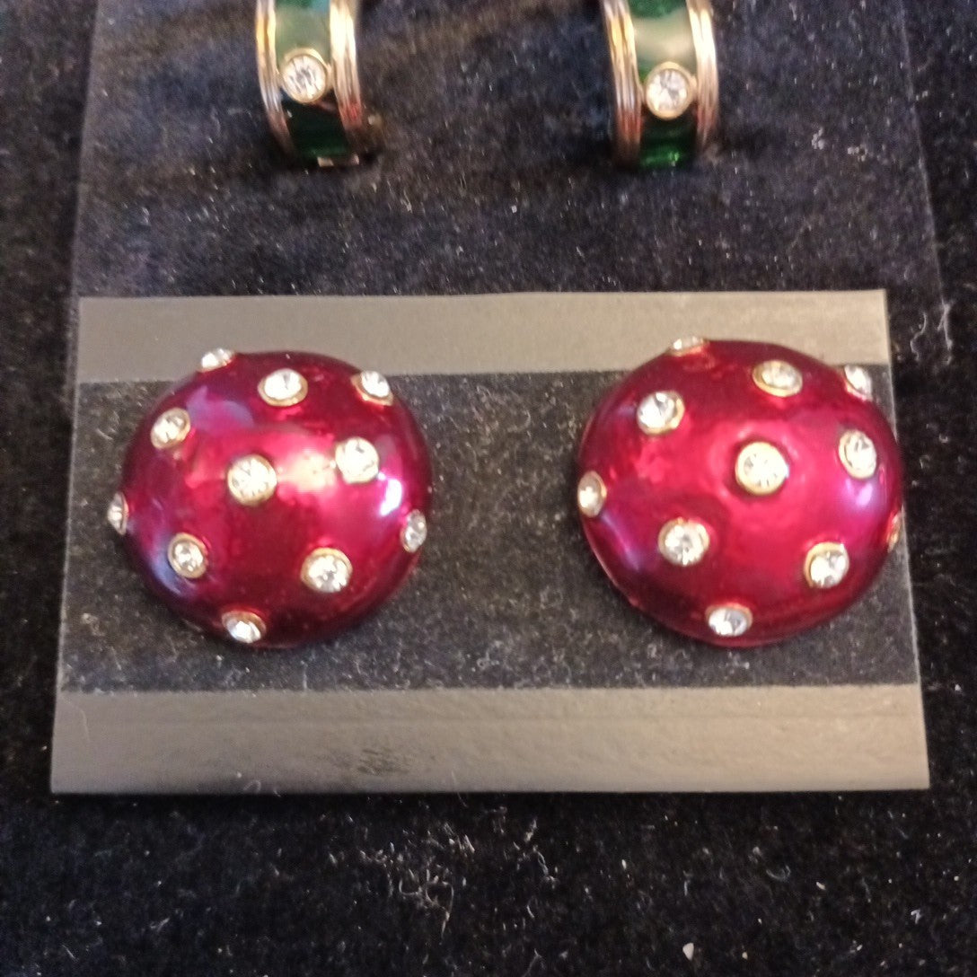 Clip On Earrings. Costume Jewellery Bundle