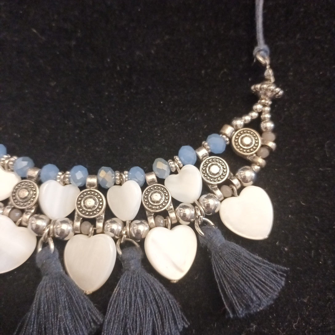 Laura Ashley Necklace Silver Tone