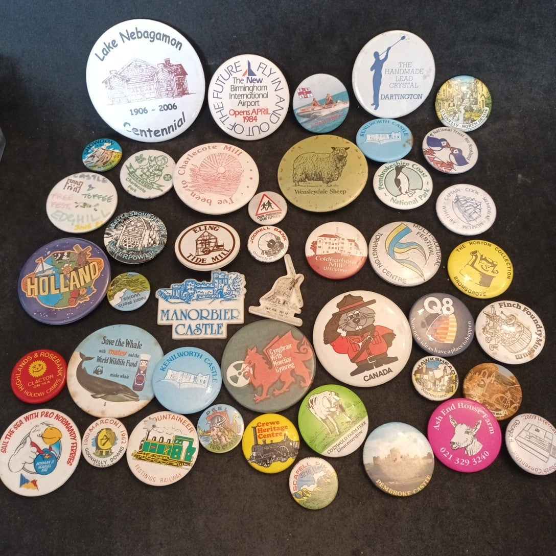 Badges Button Badges Pins Bundle Assorted Lot