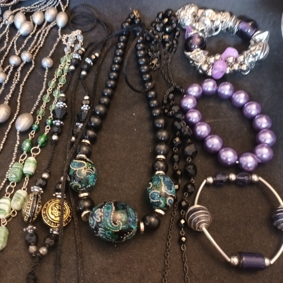 Costume Jewellery Necklaces Bracelets Bundle Joblot Mixed Lot