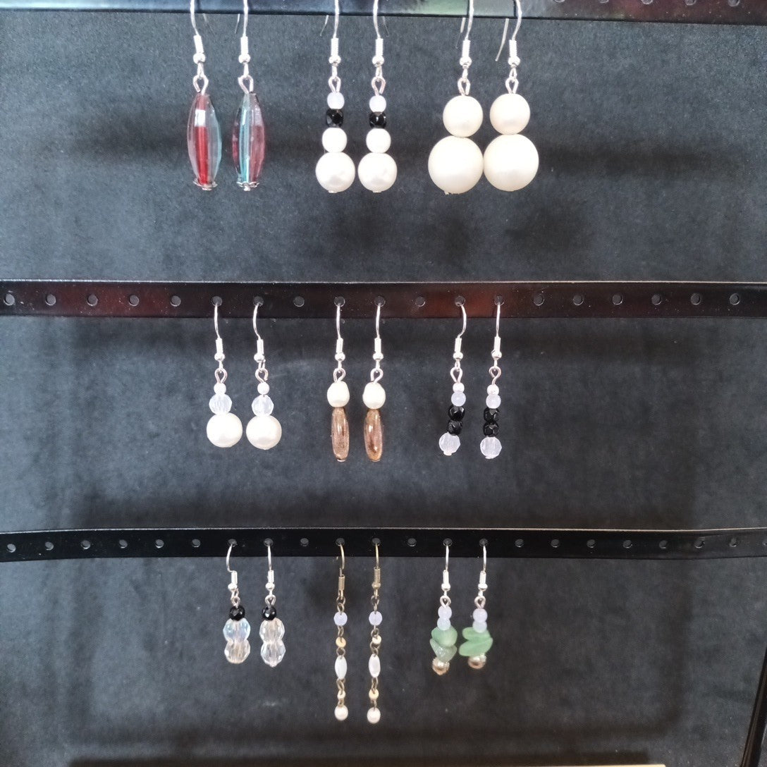 Handmade Earrings. For Pierced Ears. Dangle Earrings Bundle