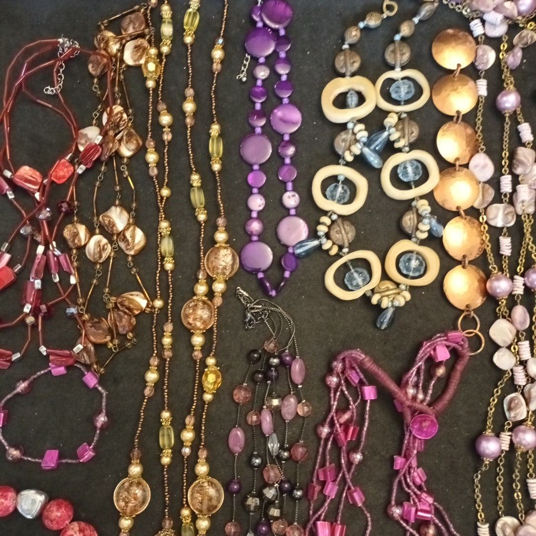 Costume Jewellery Necklaces Bracelets Bundle Joblot Mixed Lot