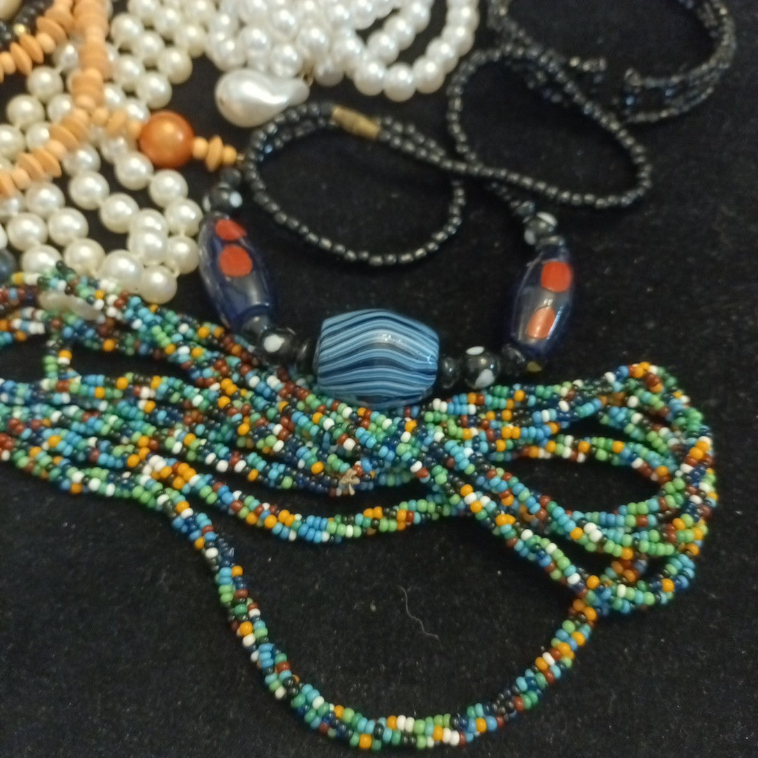 Costume Jewellery Necklaces Bracelets Bundle Joblot Mixed Lot