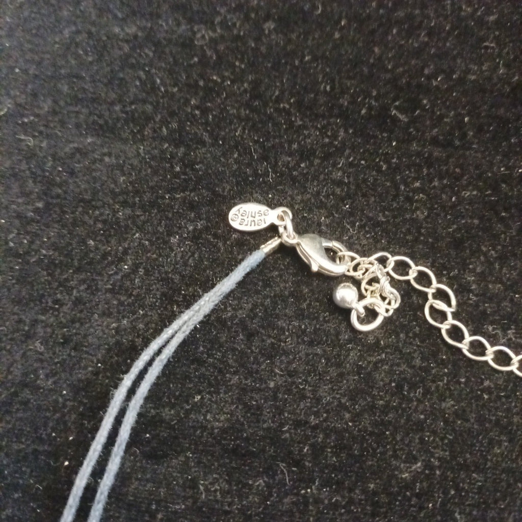 Laura Ashley Necklace Silver Tone