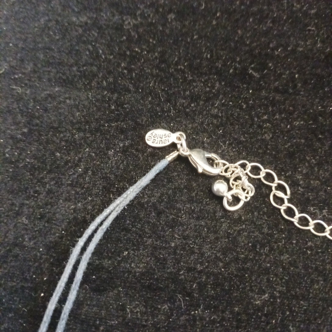 Laura Ashley Necklace Silver Tone