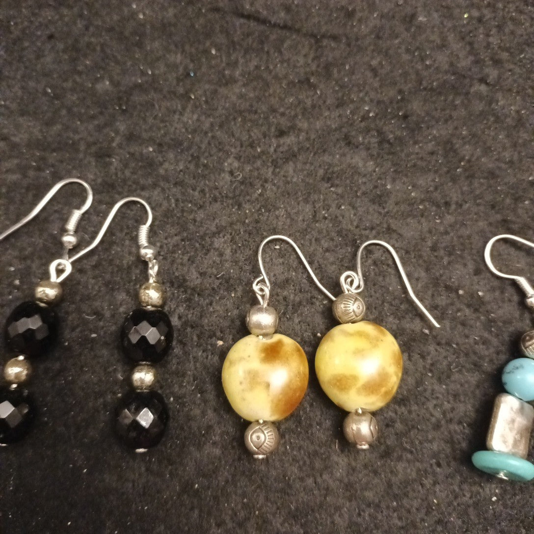 Earrings Bundle Pairs Of Earrings For Pierced Ears. Hoop Dangle Bundle Joblot