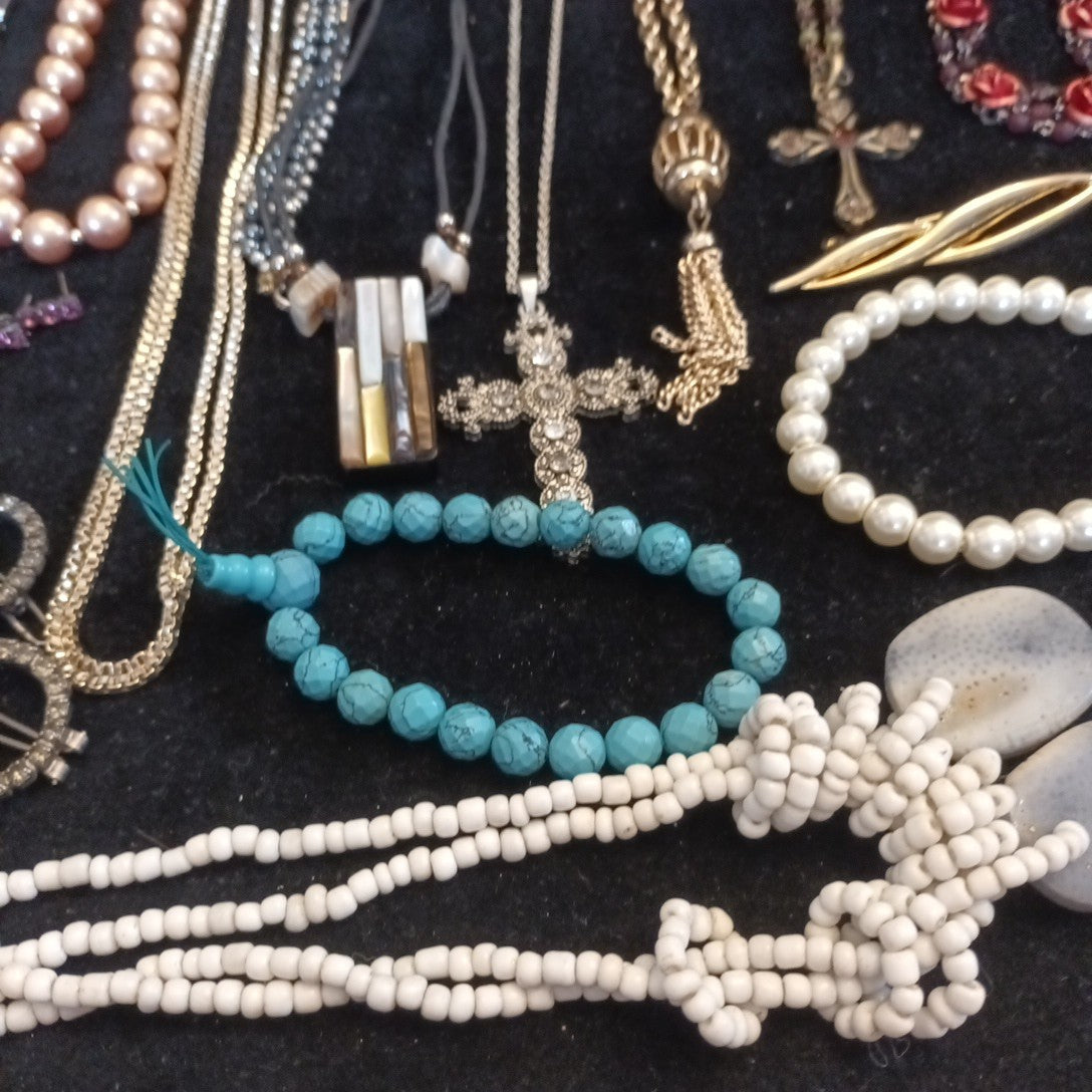 Costume Jewellery Necklaces Bracelets Bundle Joblot Mixed Lot