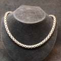 Necklace Matt Steel Silver Tone 47cm Long