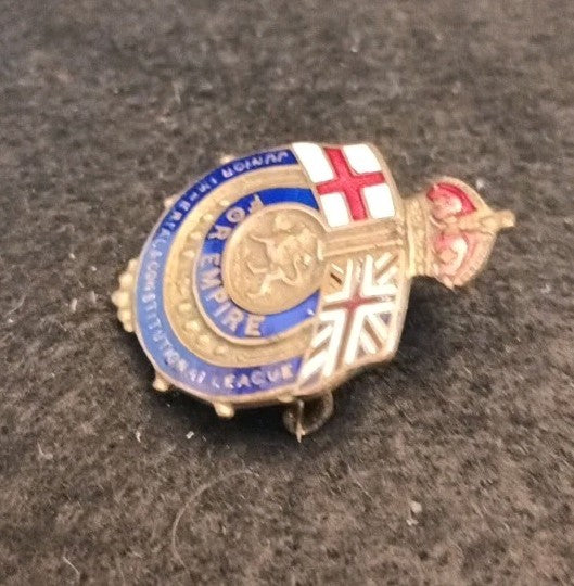 Junior Imperial & Constitutional League ~ For Empire ~  Enamel Pin Badge