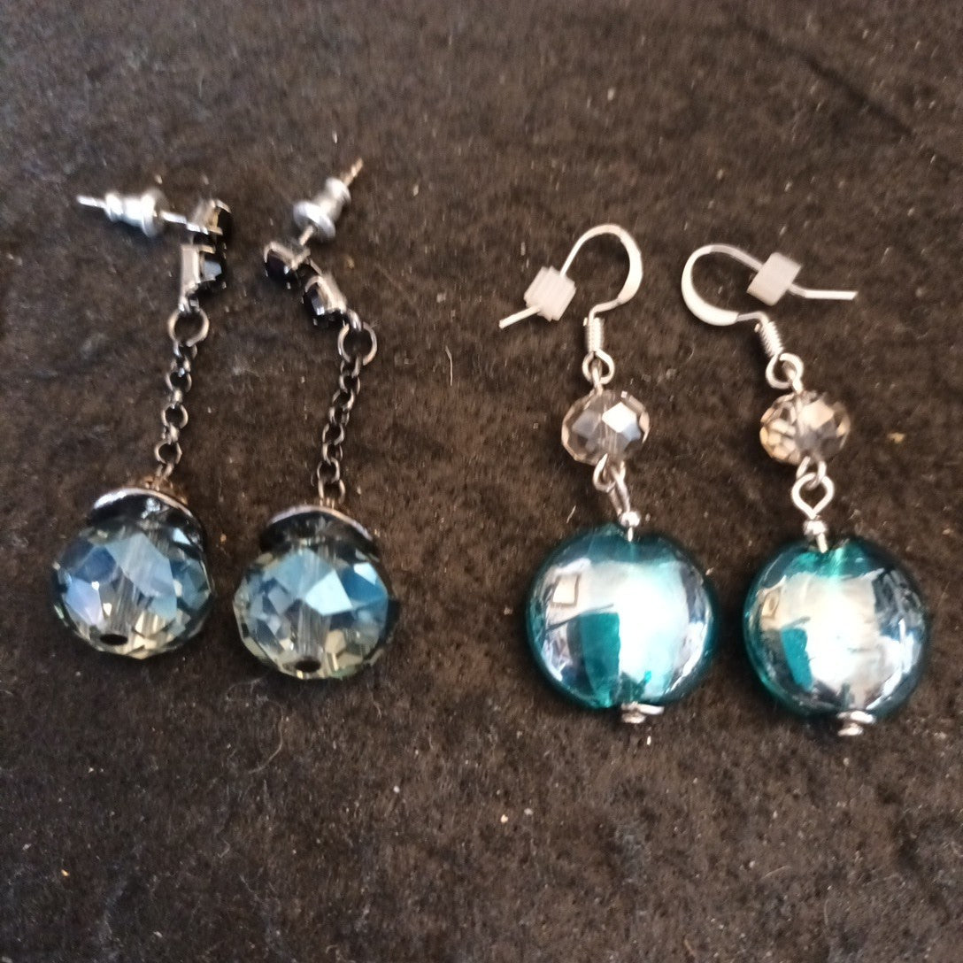 Earrings. Pairs Of Earrings For Pierced Ears. Hoop Dangle. Bundle Joblot