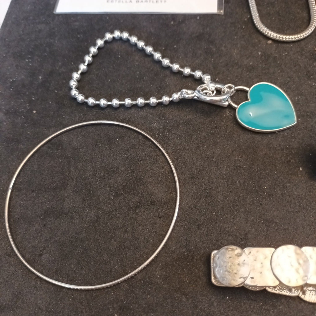 Silver Tone Costume Jewellery  Necklaces Bracelets Bundle Joblot 