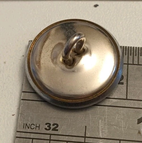 Bundle Of 170 Silver Tone Buttons 3cm Diameter