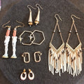 Earrings. Pairs Of Earrings For Pierced Ears. Hoop Dangle. Bundle Joblot