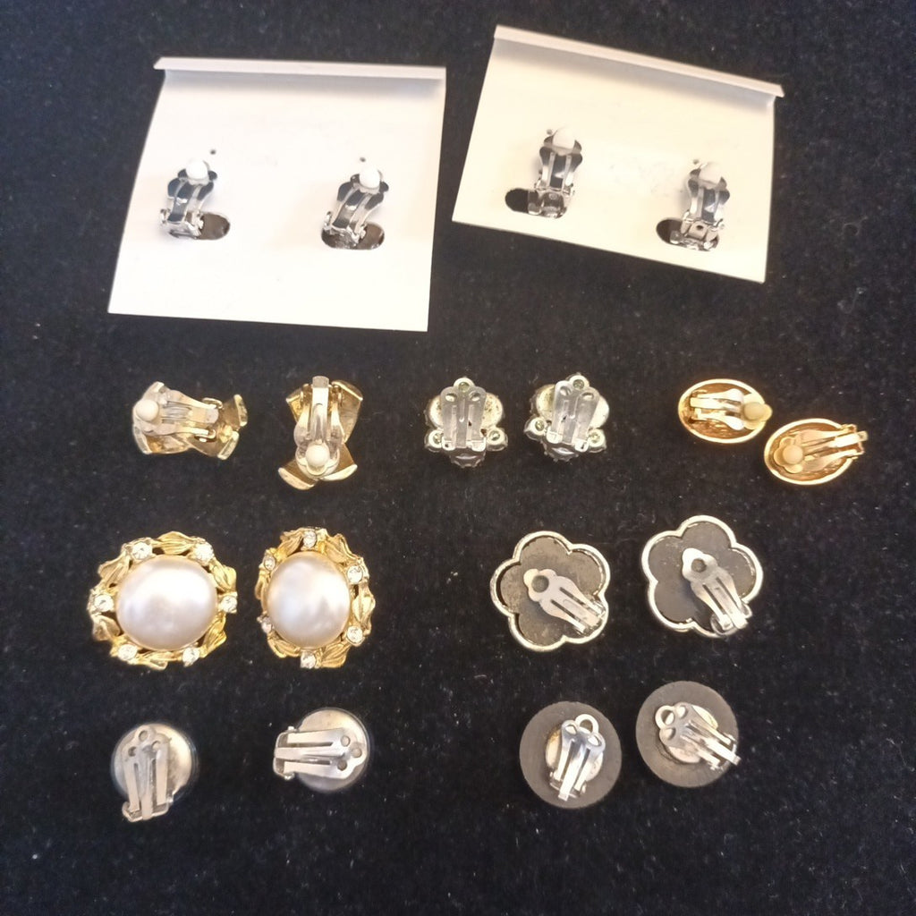 Clip On Earrings Bundle. Costume Jewellery Bundle