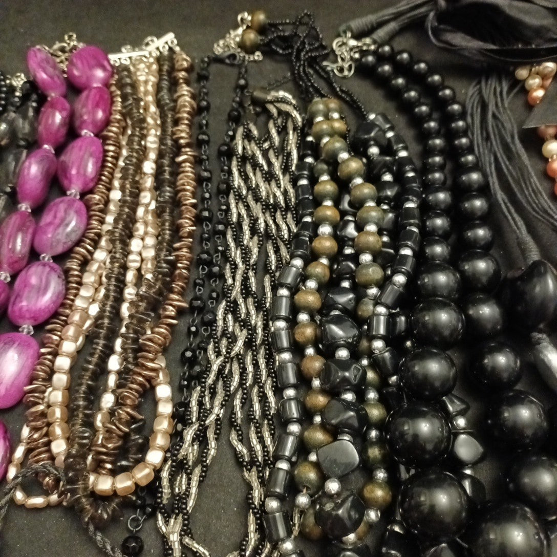 Costume Jewellery Necklaces Bracelets Bundle Joblot Mixed Lot 