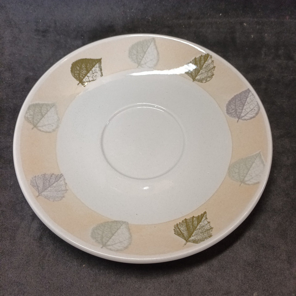 Staffordshire Tableware Cup And Saucer Leaf Pattern