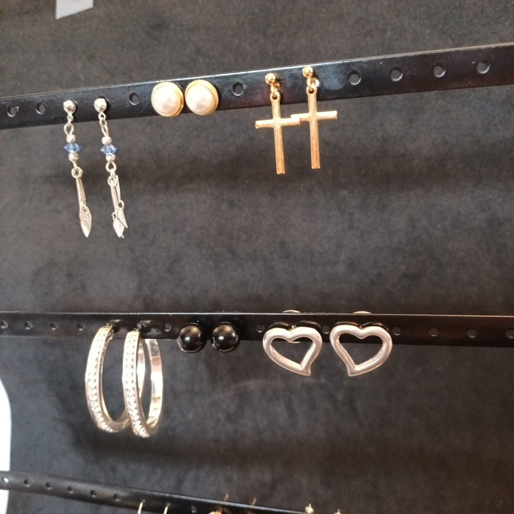 Earrings. Pairs Of Earrings For Pierced Ears. Hoop Dangle. Bundle Joblot