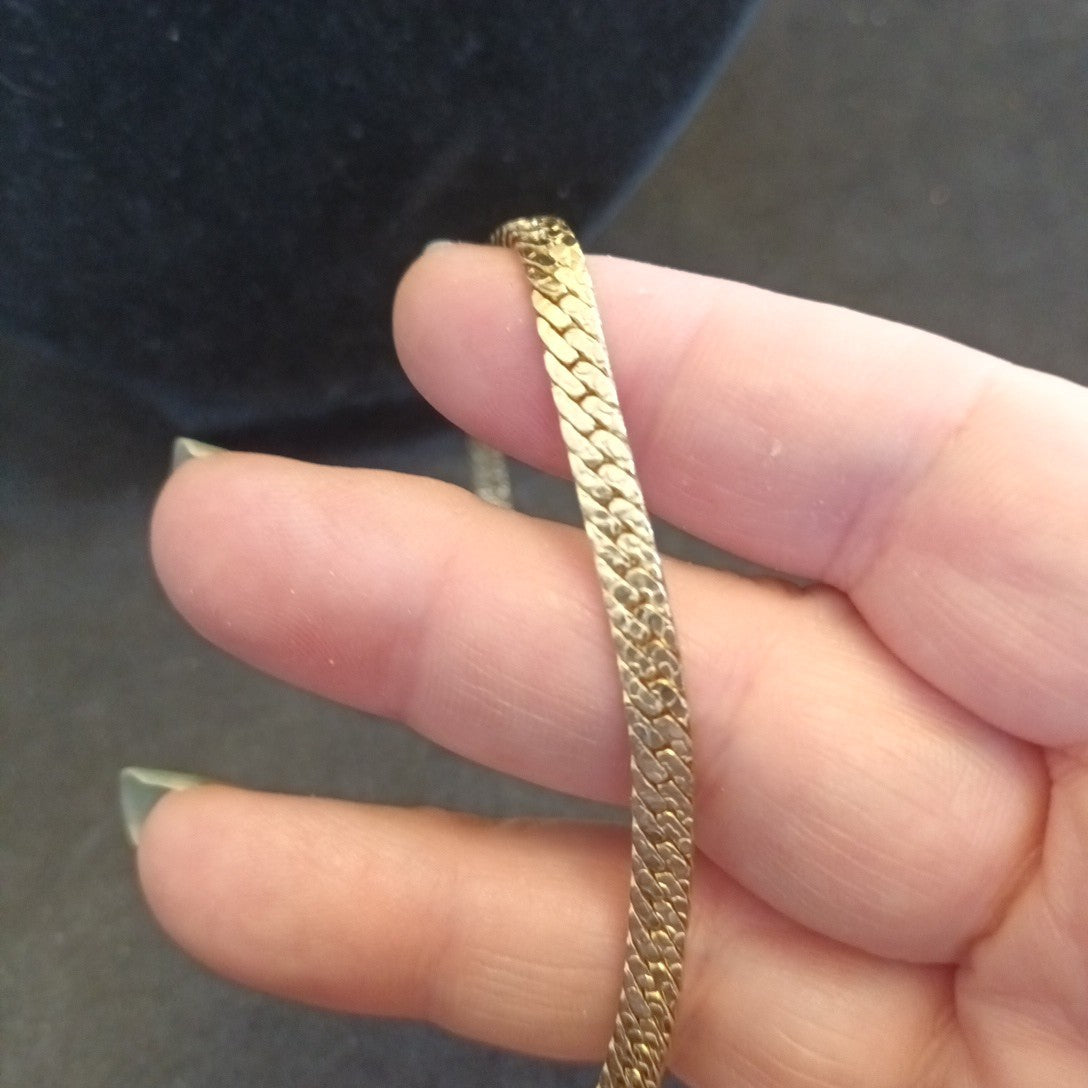 Gold Plated Chain Necklace 15in (38cm)