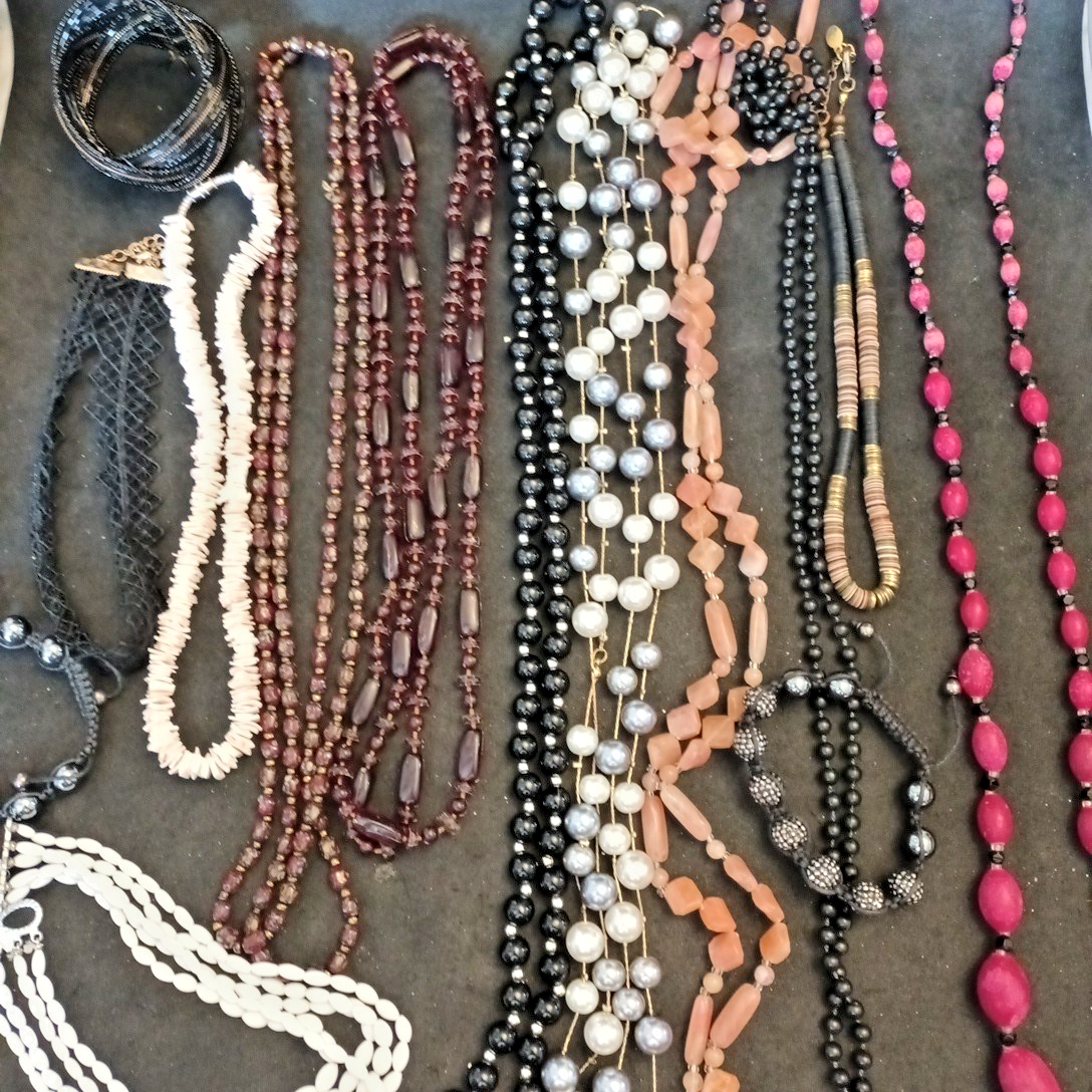 Costume Jewellery Necklaces Bracelets Bundle Joblot Mixed Lot