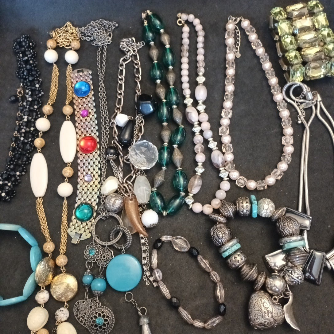 Costume Jewellery Necklaces Bracelets Bundle Joblot Mixed Lot