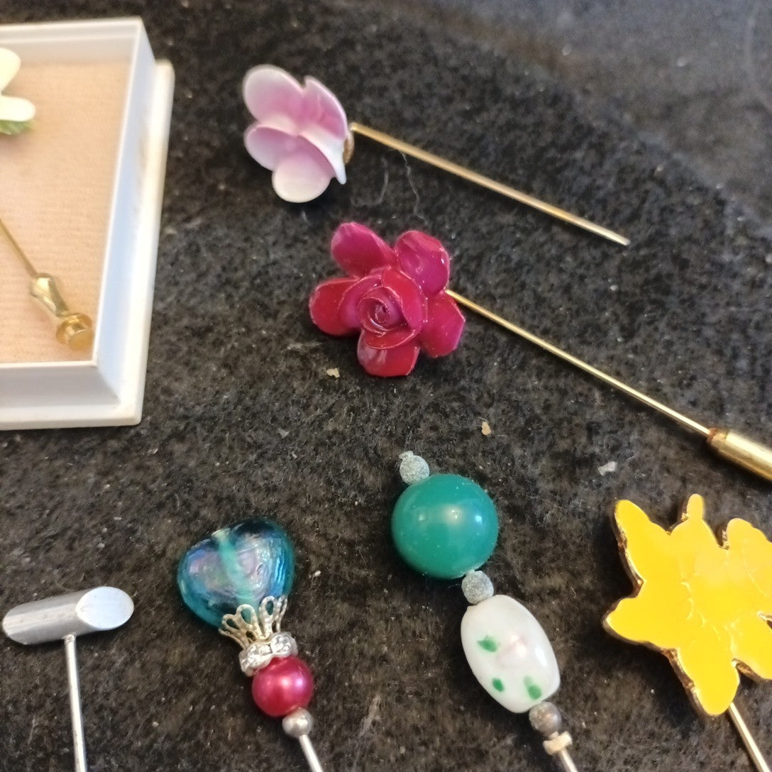 Hat Pins Tie Pins Bundle Joblot Mixed Lot