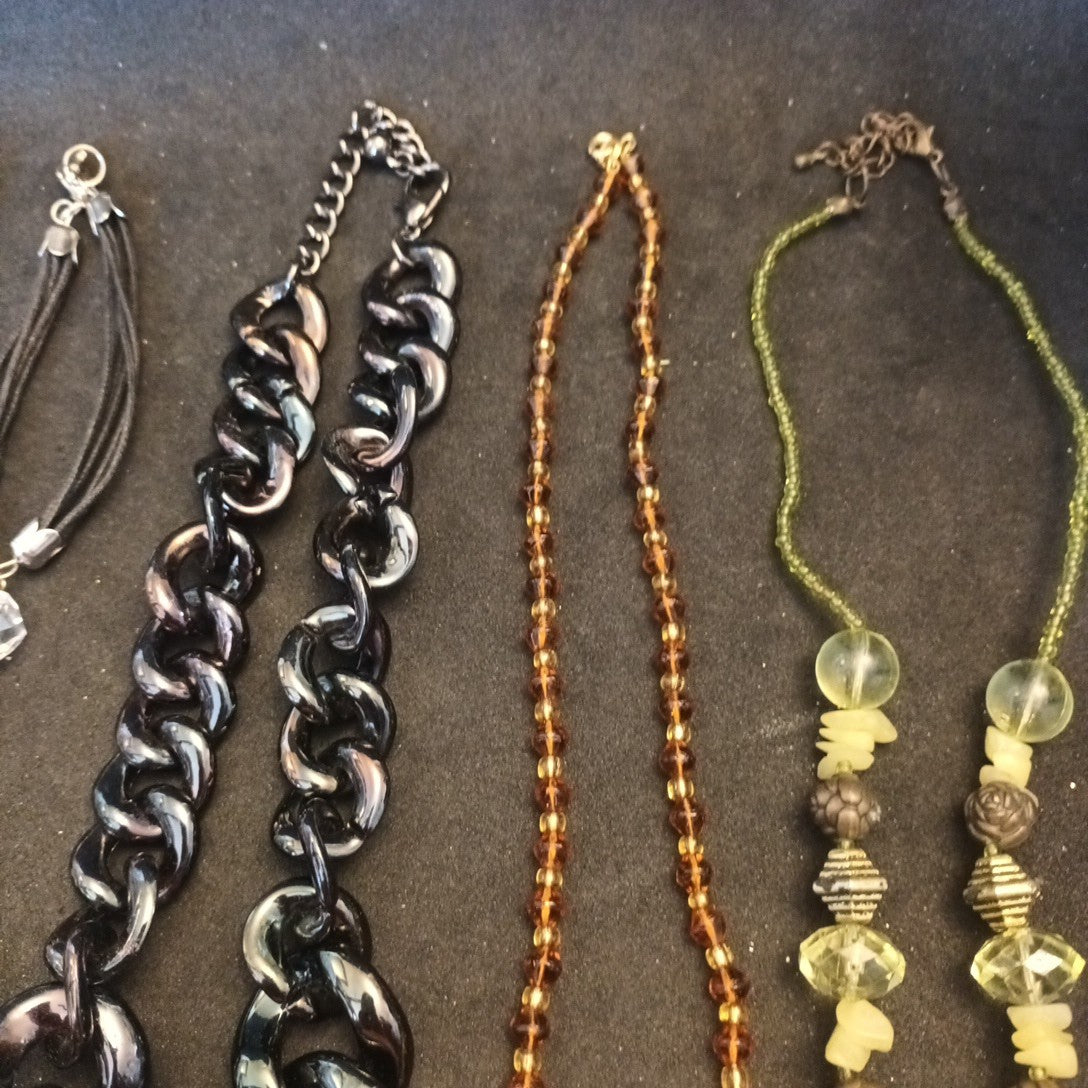 Costume Jewellery Necklaces Bracelets Bundle Joblot Mixed Lot