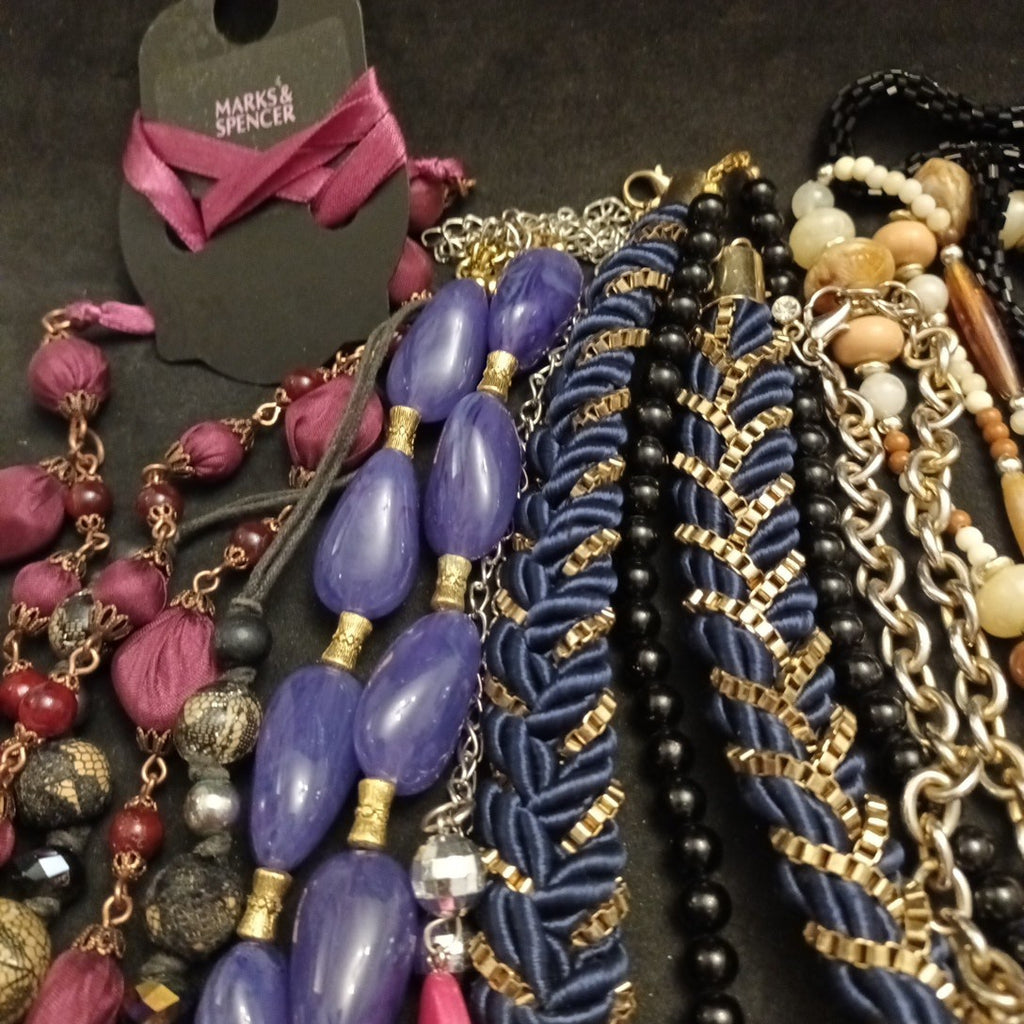 Costume Jewellery Necklaces Bracelets Bundle Joblot Mixed Lot 
