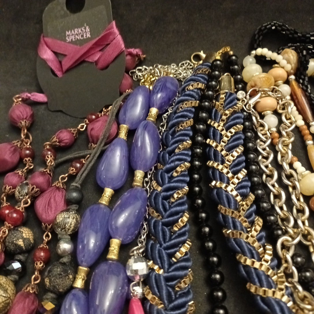 Costume Jewellery Necklaces Bracelets Bundle Joblot Mixed Lot 