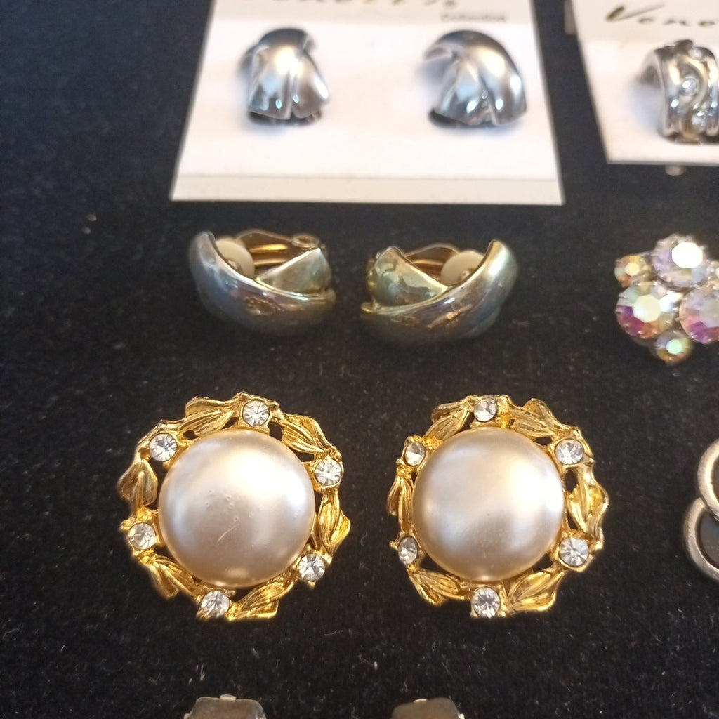 Clip On Earrings Bundle. Costume Jewellery Bundle