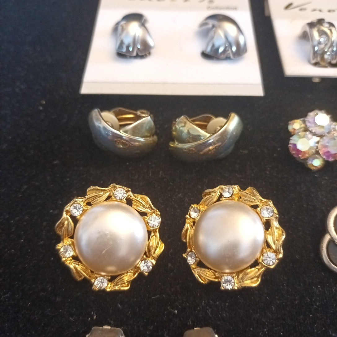 Clip On Earrings Bundle. Costume Jewellery Bundle