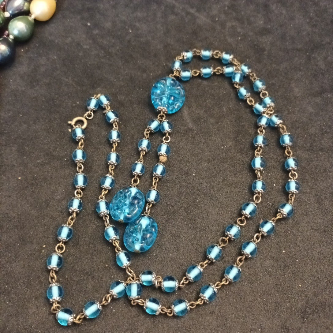 Glass Beaded Necklaces And Bracelets Bundle Joblot