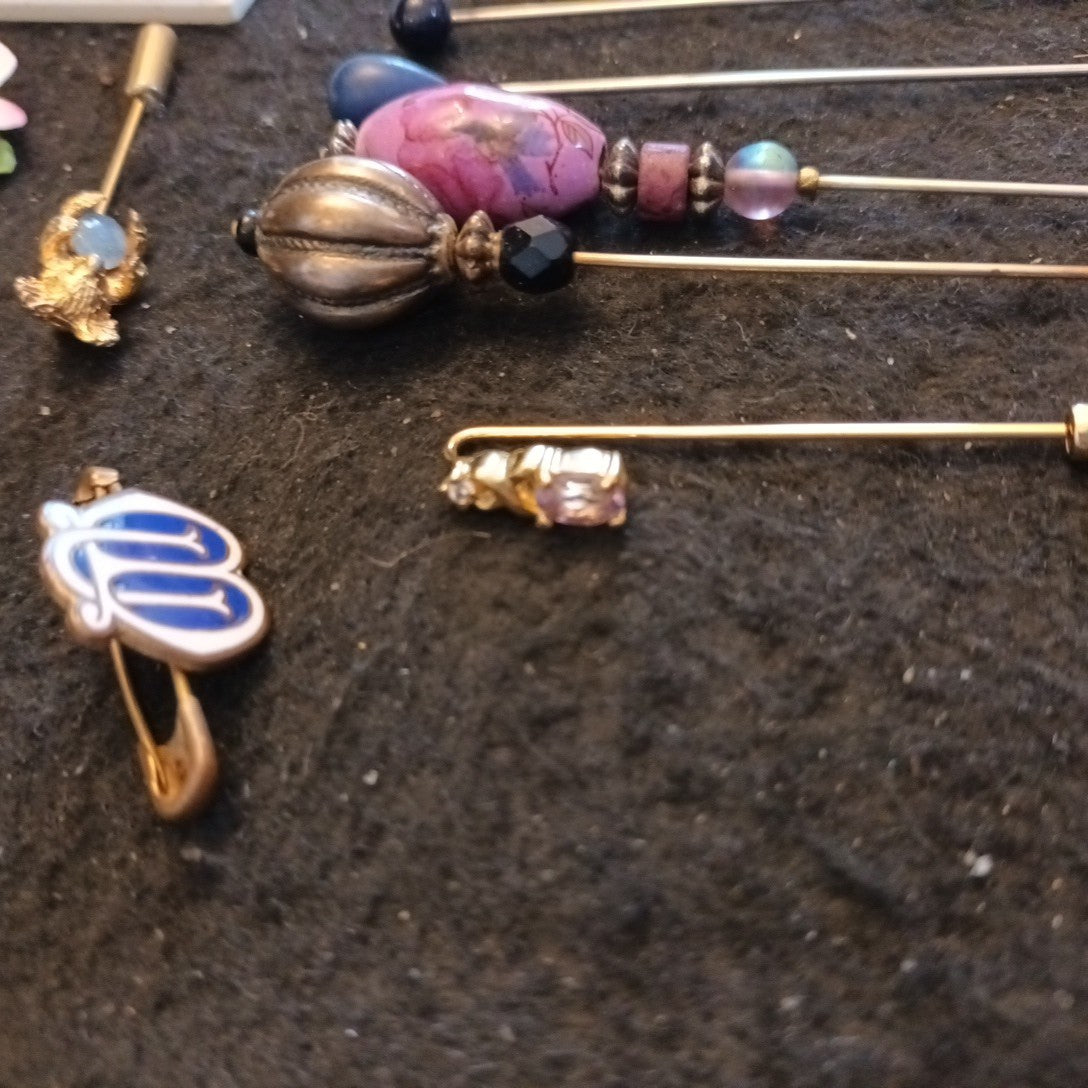 Hat Pins Tie Pins Bundle Joblot Mixed Lot