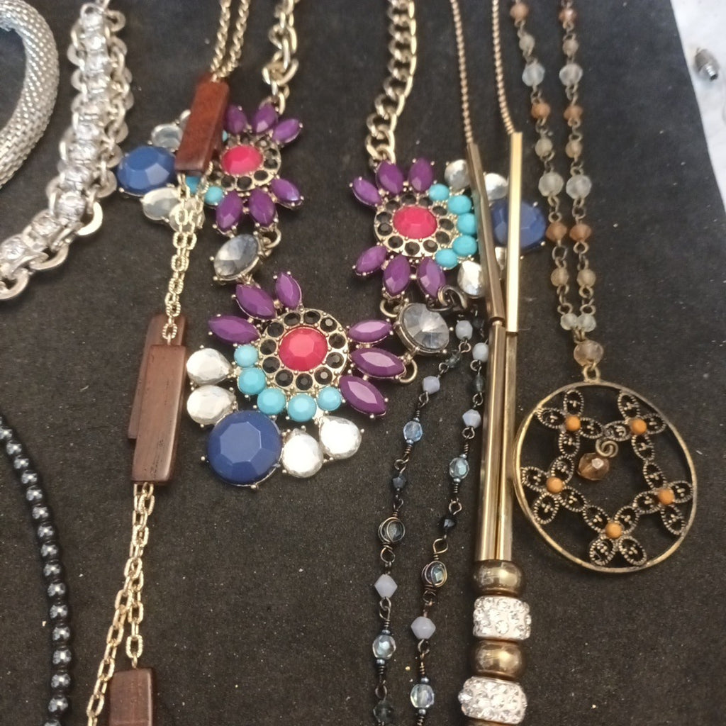 Costume Jewellery Necklaces Bracelets Bundle Joblot Mixed Lot