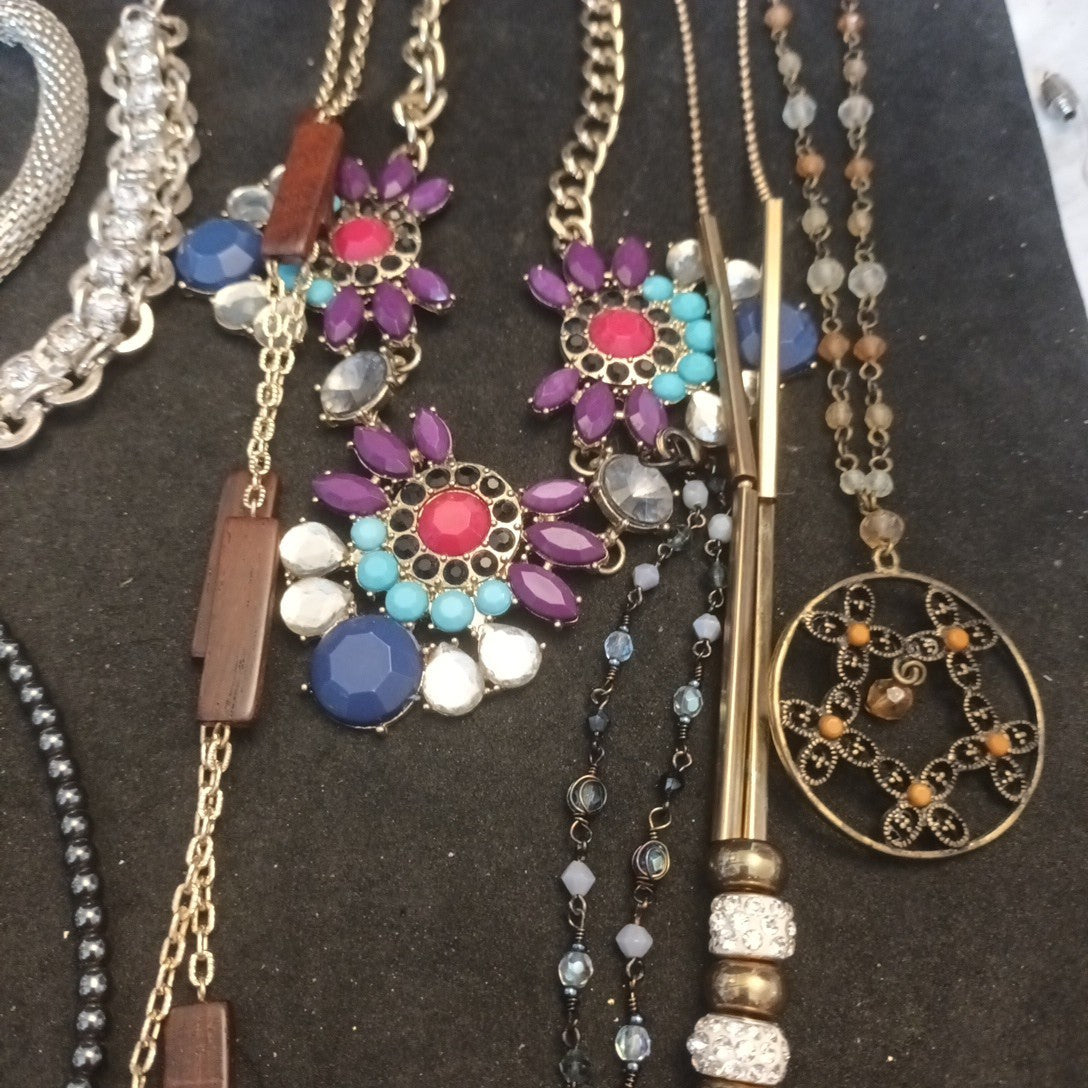 Costume Jewellery Necklaces Bracelets Bundle Joblot Mixed Lot