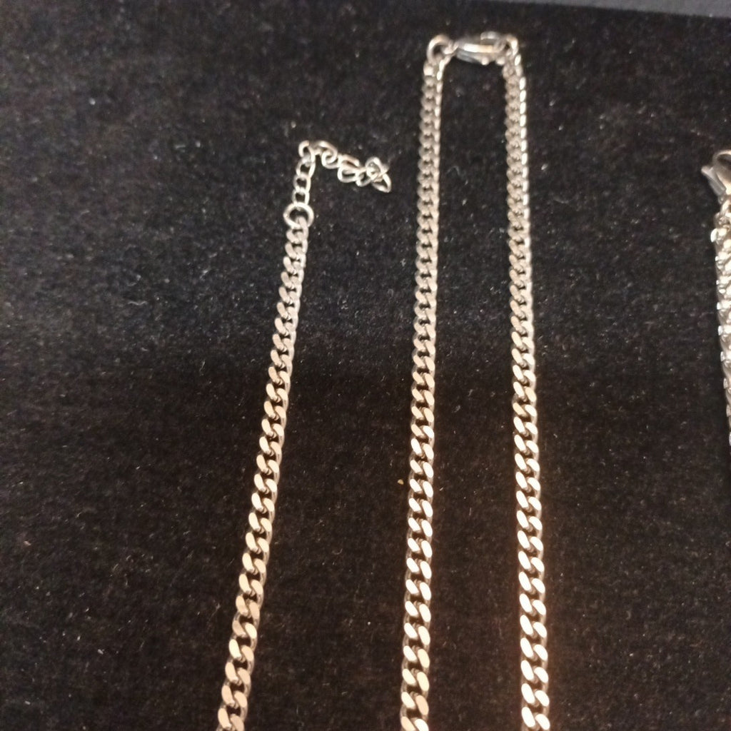 Silver Tone Costume Jewellery  Necklaces Bracelets Bundle Joblot 