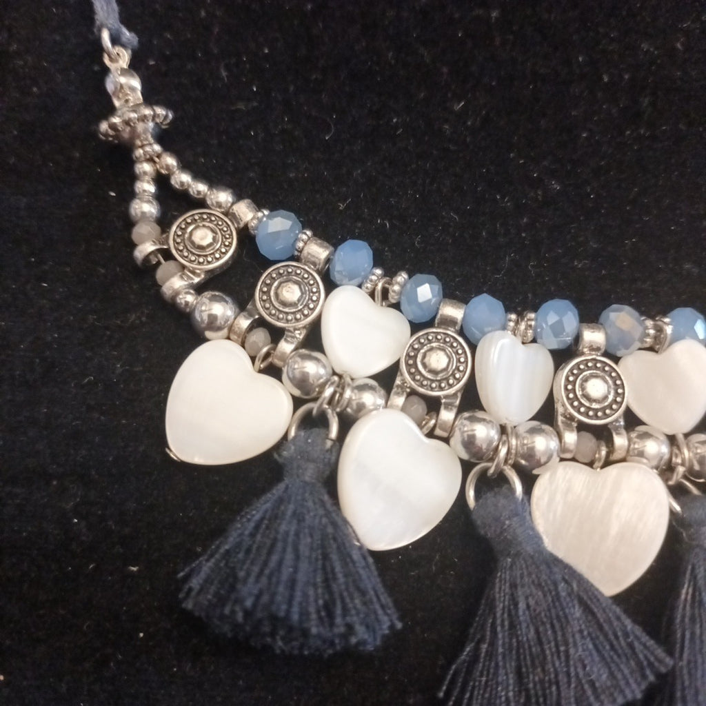 Laura Ashley Necklace Silver Tone