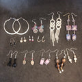 Earrings. Pairs Of Earrings For Pierced Ears. Hoop Dangle. Bundle Joblot