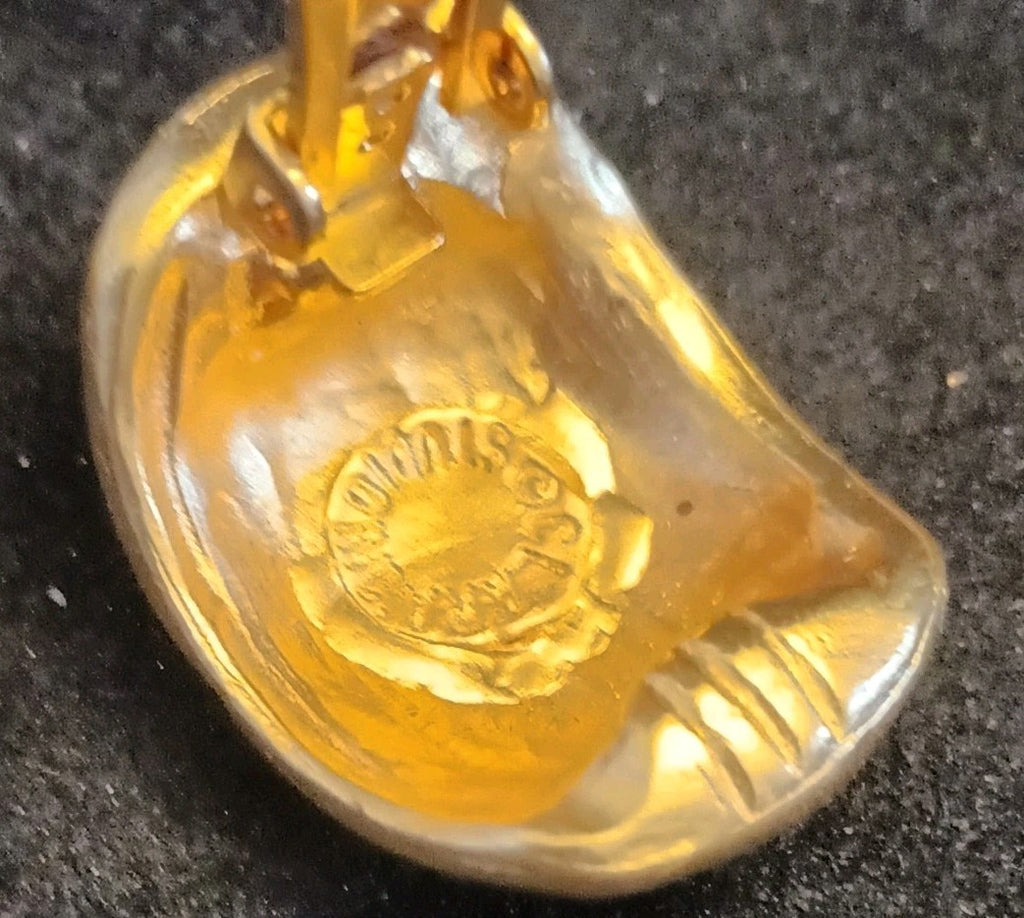 Clara Studios Inc Gold Tone Clip On Earrings