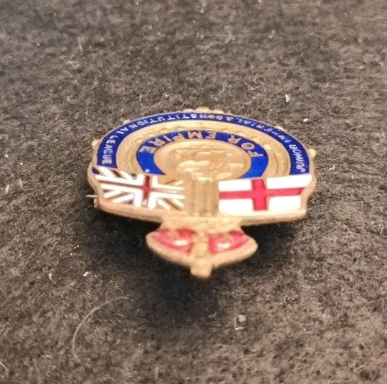 Junior Imperial & Constitutional League ~ For Empire ~  Enamel Pin Badge