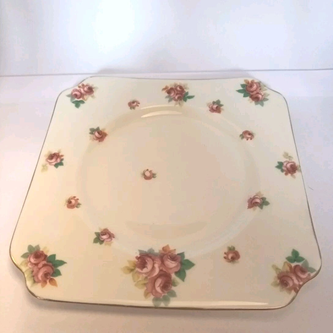 Royal Doulton Pink Roses Side Plate 14.5x14.5cm