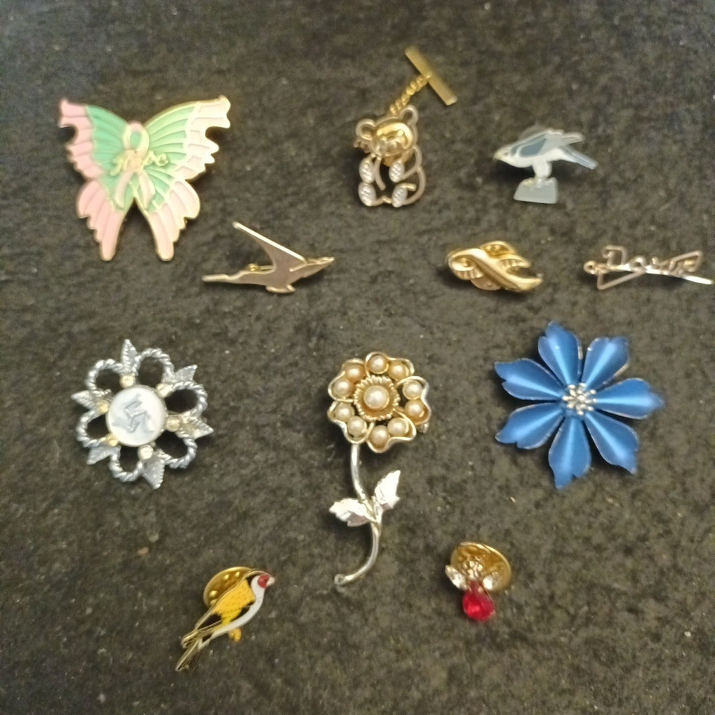 Brooch And Pin Bundle Costume Jewellery Brooches