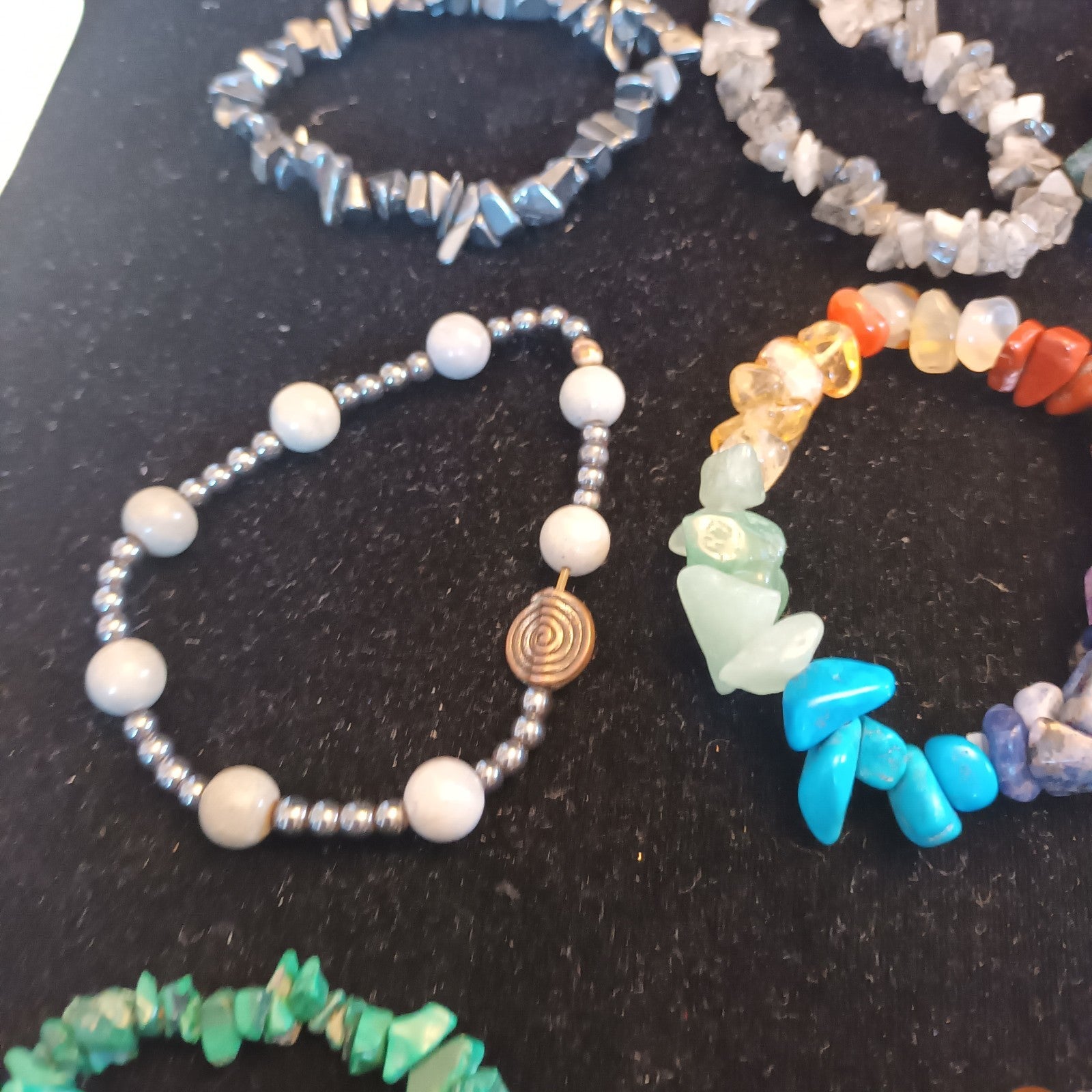 Gemstone Chips Necklaces and Bracelets Bundle Joblot Mixed lot