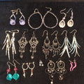 Earrings. Pairs Of Earrings For Pierced Ears. Dangle. Bundle Joblot