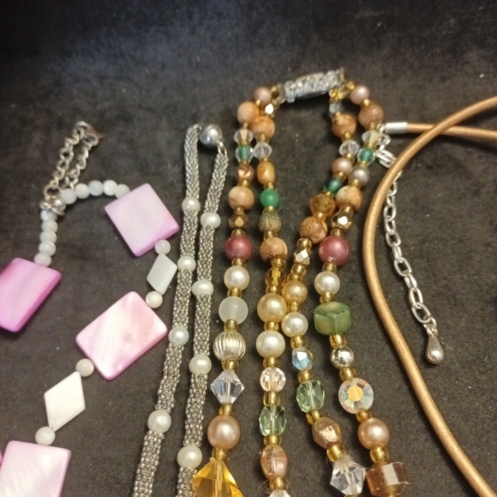 Costume Jewellery Necklaces Bracelets Bundle Joblot Mixed Lot